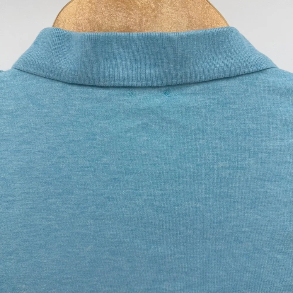 Polo Ralph Lauren Polo Shirt Mens XL Light Blue flesh‎ pony Short Sleeve Heather